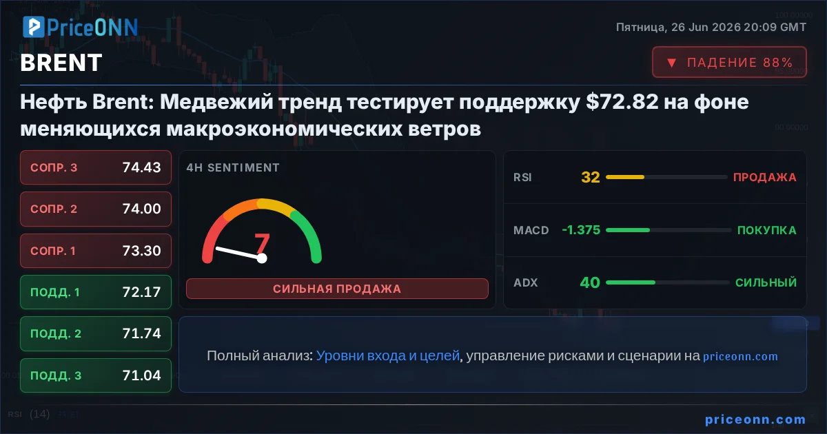 BRENT Технический Анализ | PriceONN