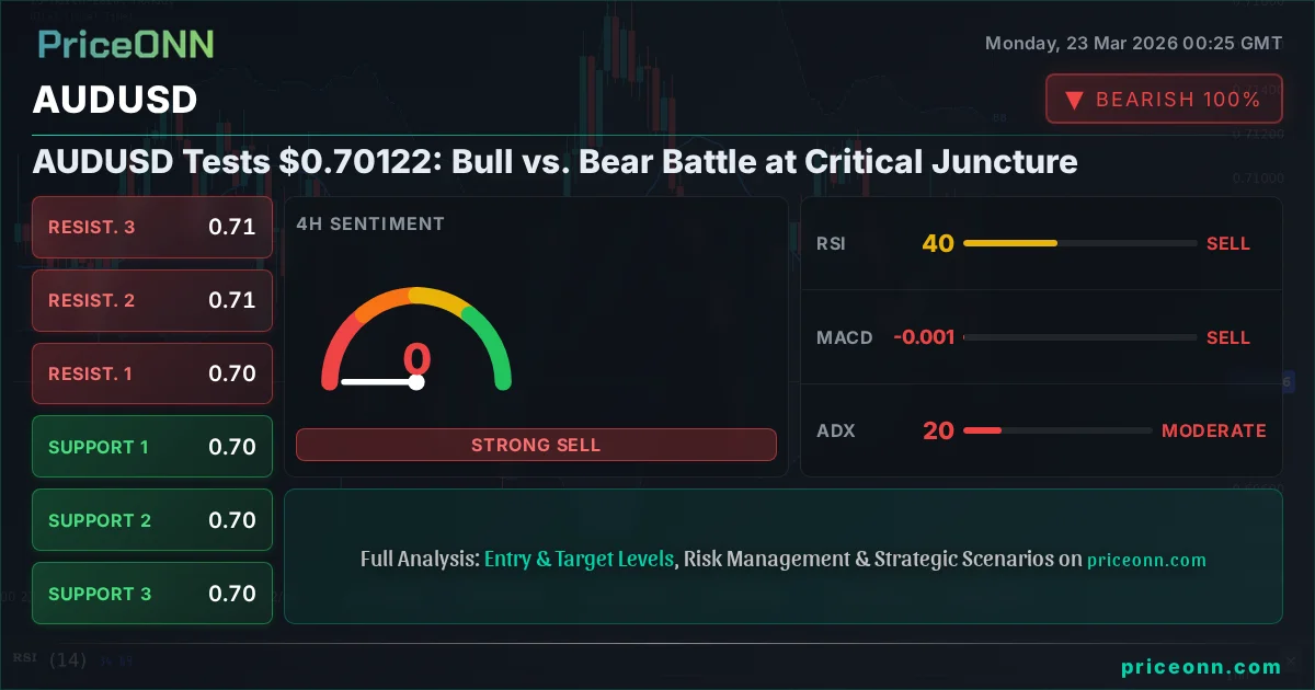 AUDUSD Technical Analysis | PriceONN