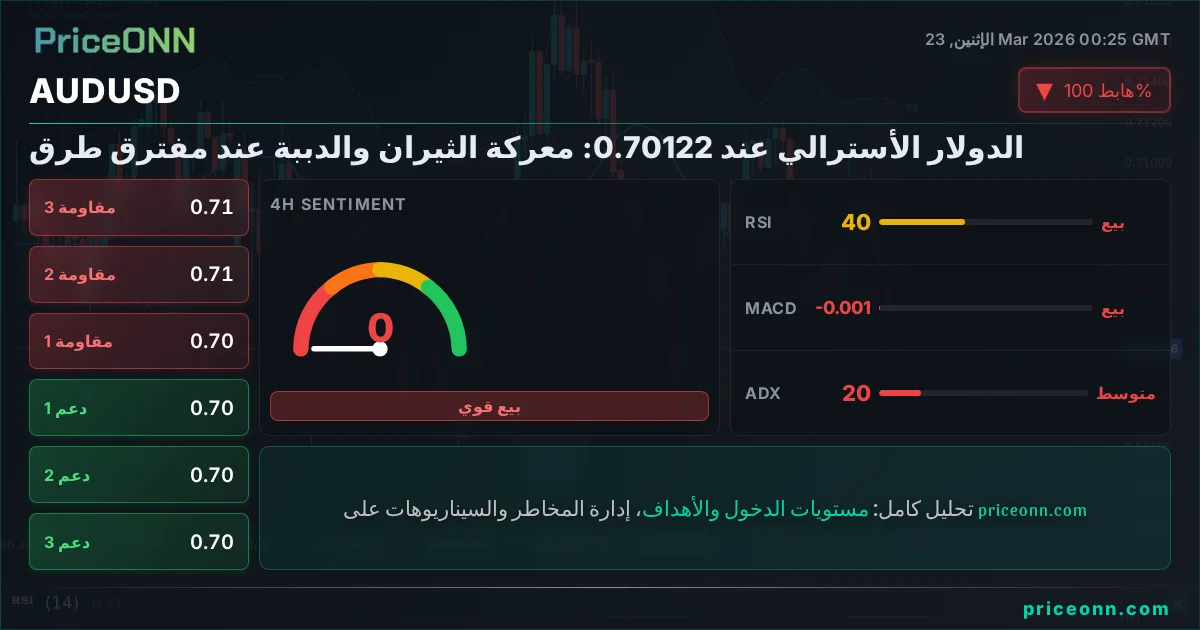 AUDUSD التحليل الفني | PriceONN