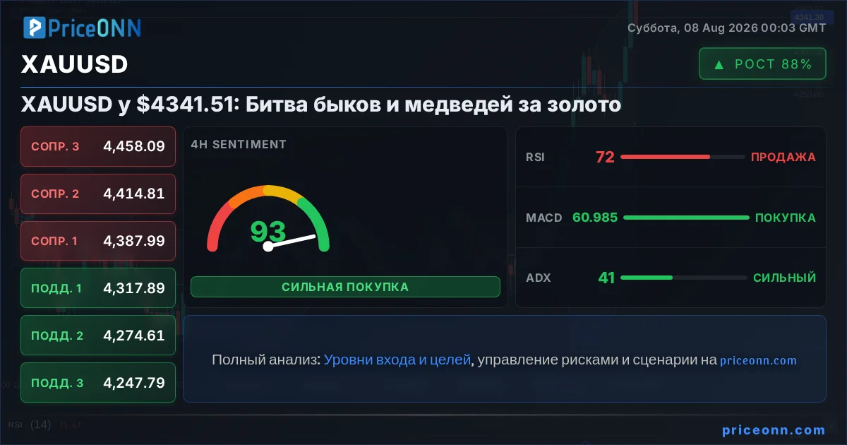 XAUUSD Insight Card