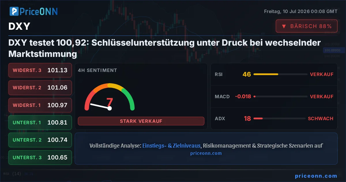DXY Technische Analyse | PriceONN
