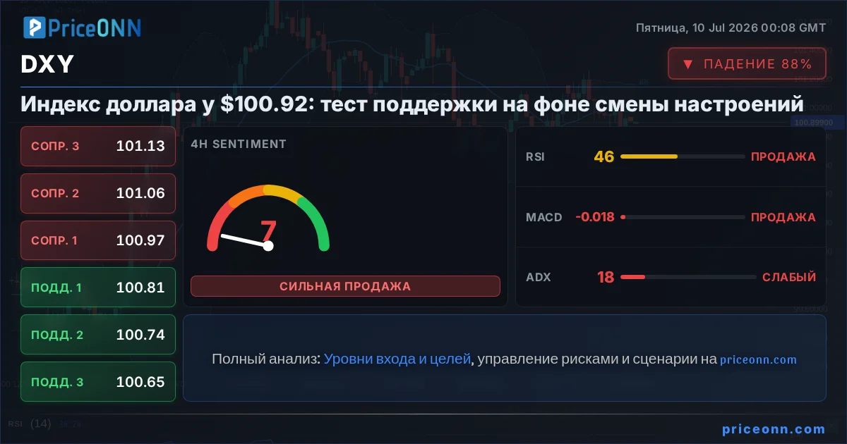 DXY Технический Анализ | PriceONN