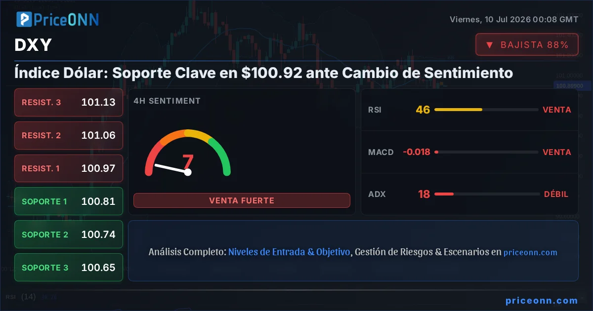 DXY Análisis Técnico | PriceONN