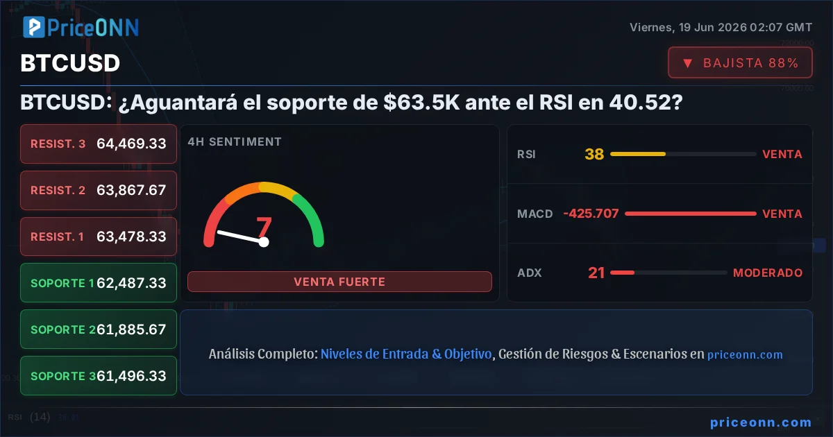 BTCUSD Análisis Técnico | PriceONN