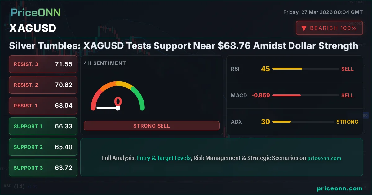 XAGUSD Technical Analysis | PriceONN
