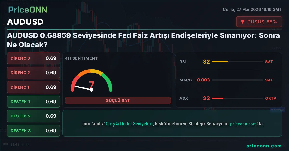 AUDUSD Teknik Analiz | PriceONN