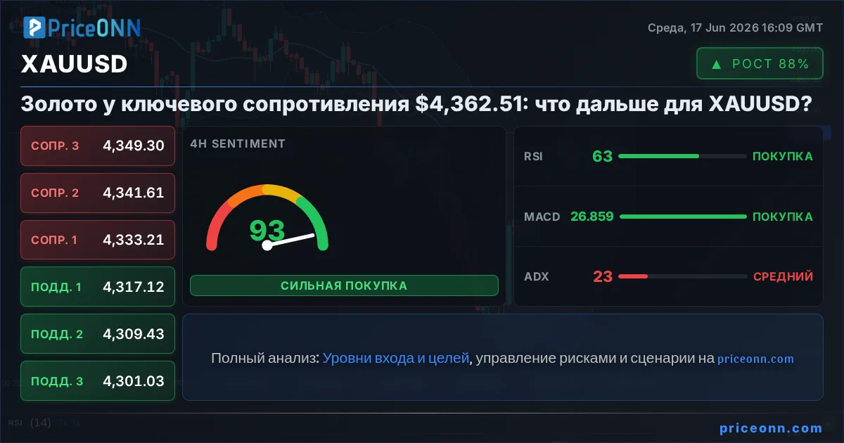 XAUUSD Insight Card