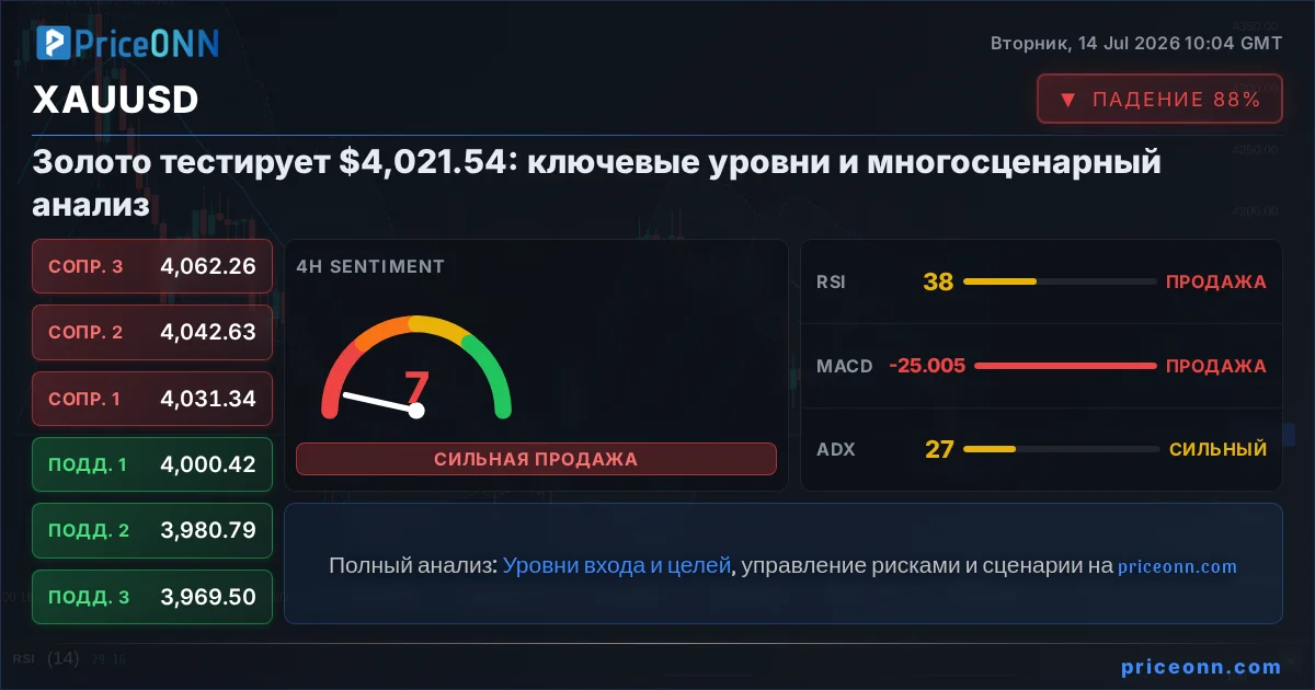 XAUUSD Insight Card