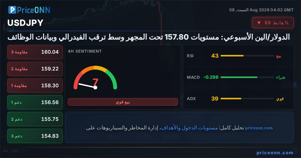 USDJPY التحليل الفني | PriceONN