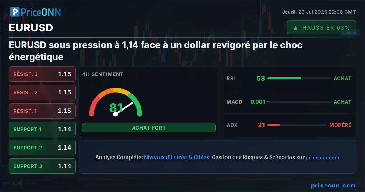 EURUSD Analyse Technique | PriceONN