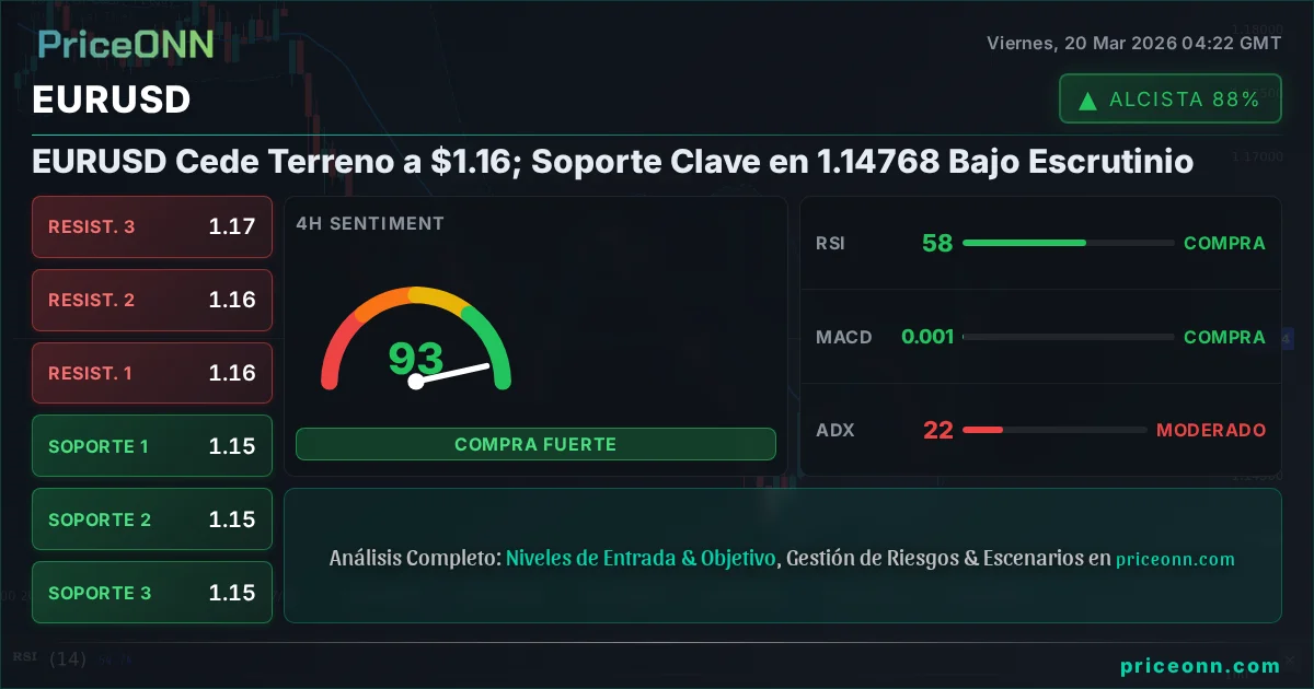 EURUSD Análisis Técnico | PriceONN