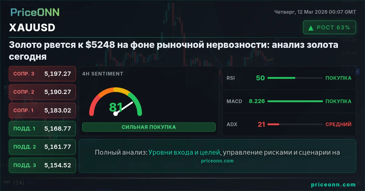 XAUUSD Insight Card