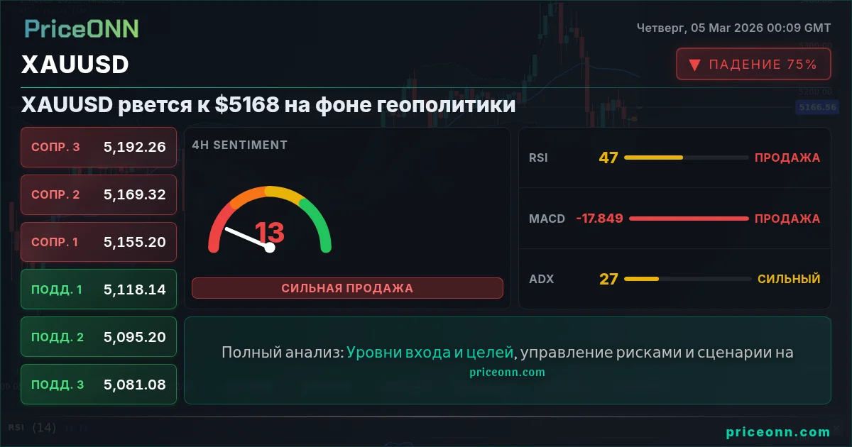 XAUUSD Insight Card