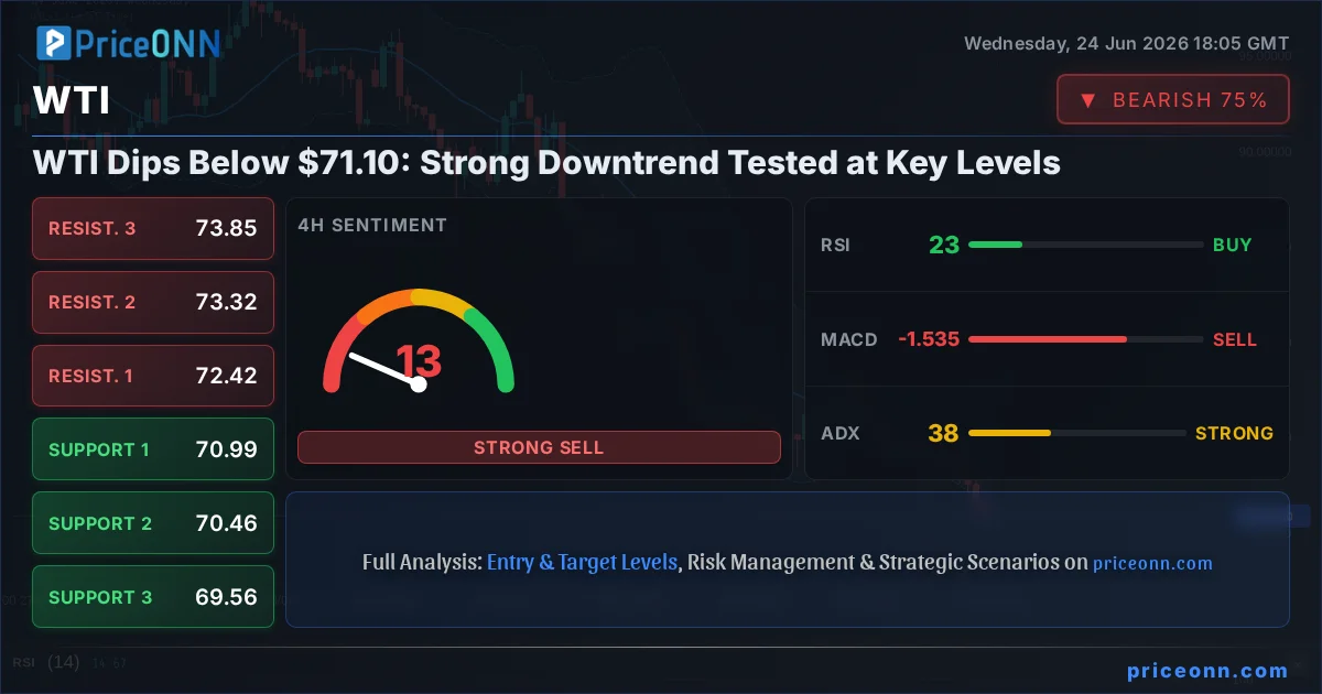 WTI Technical Analysis | PriceONN