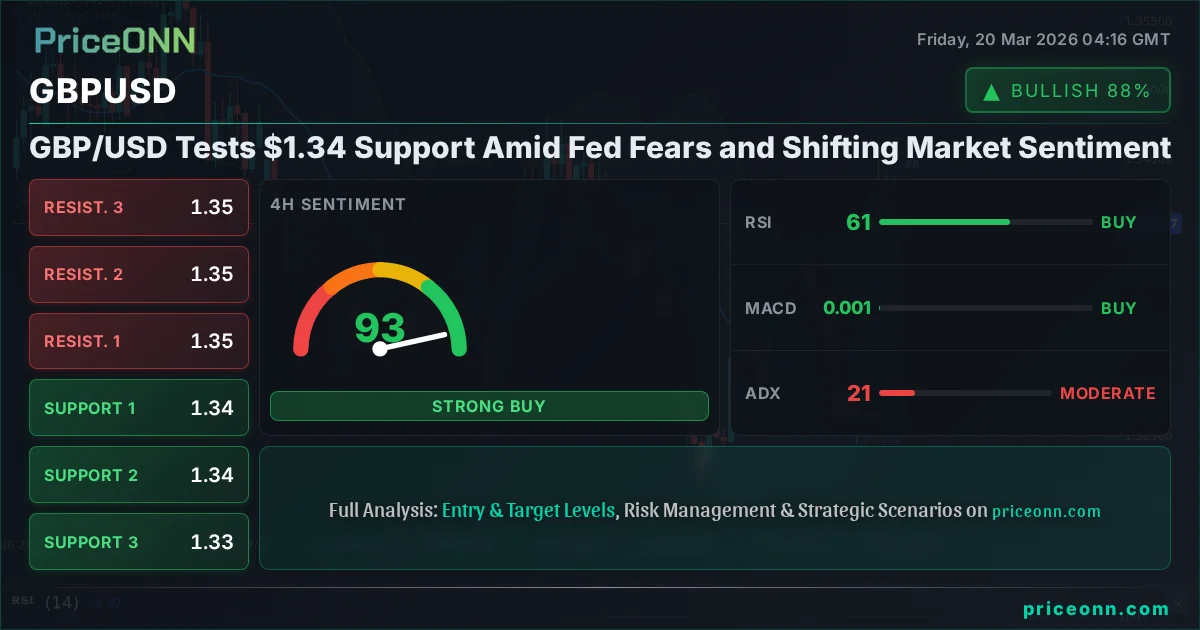 GBPUSD Technical Analysis | PriceONN