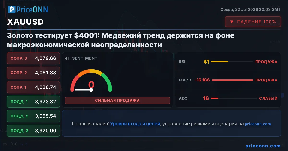 XAUUSD Insight Card