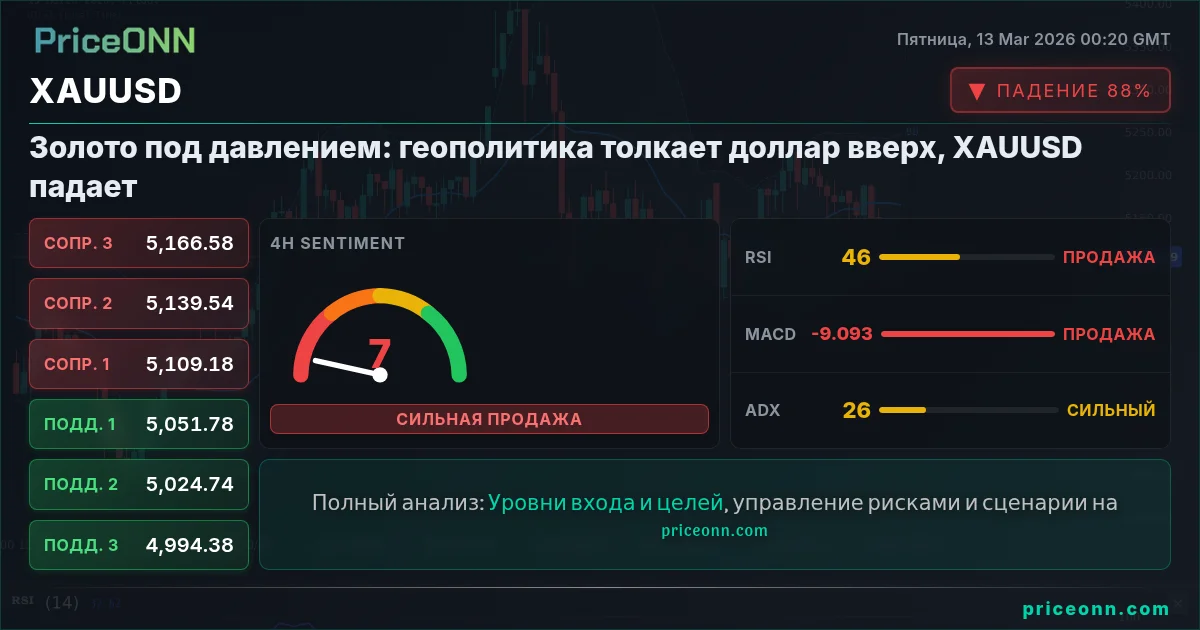 XAUUSD Insight Card