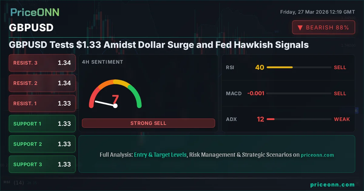 GBPUSD Technical Analysis | PriceONN