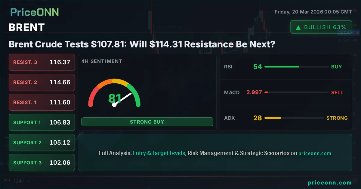 BRENT Technical Analysis | PriceONN
