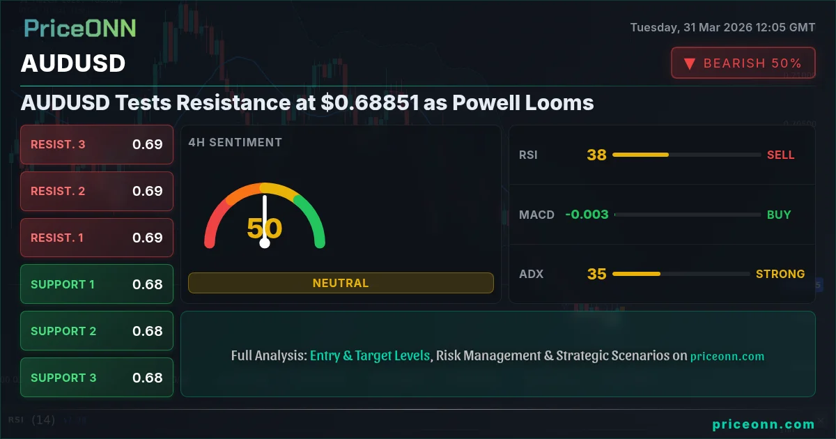AUDUSD Technical Analysis | PriceONN
