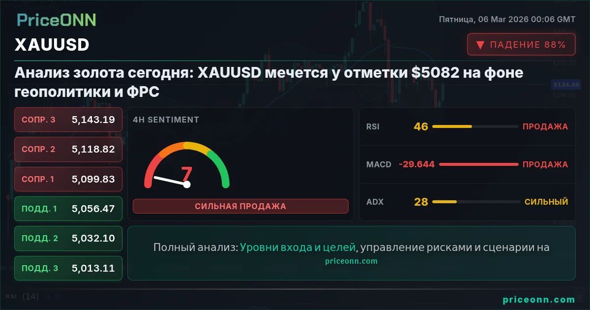 XAUUSD Insight Card