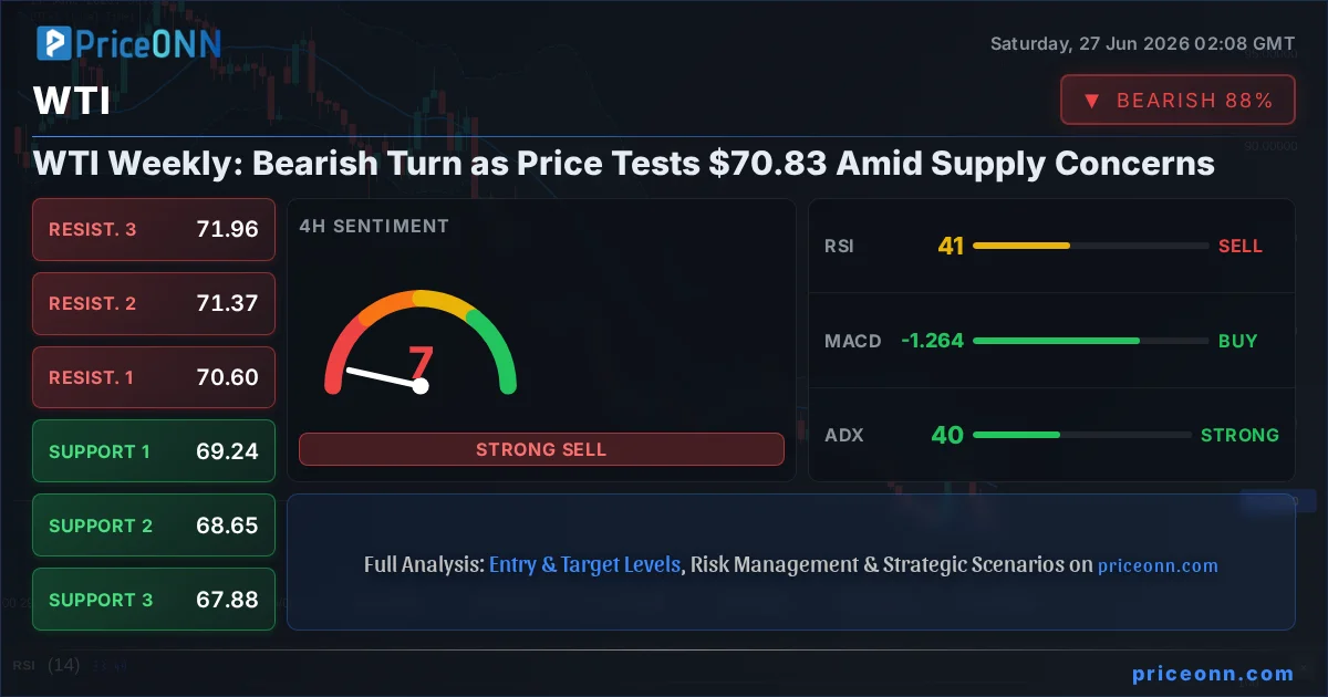 WTI Technical Analysis | PriceONN