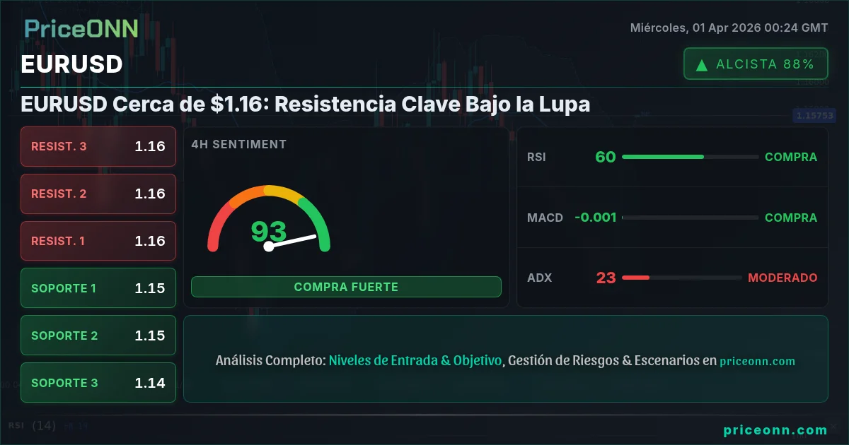 EURUSD Análisis Técnico | PriceONN