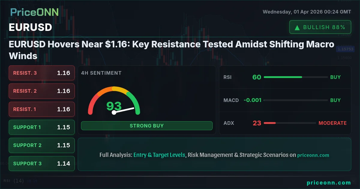 EURUSD Technical Analysis | PriceONN