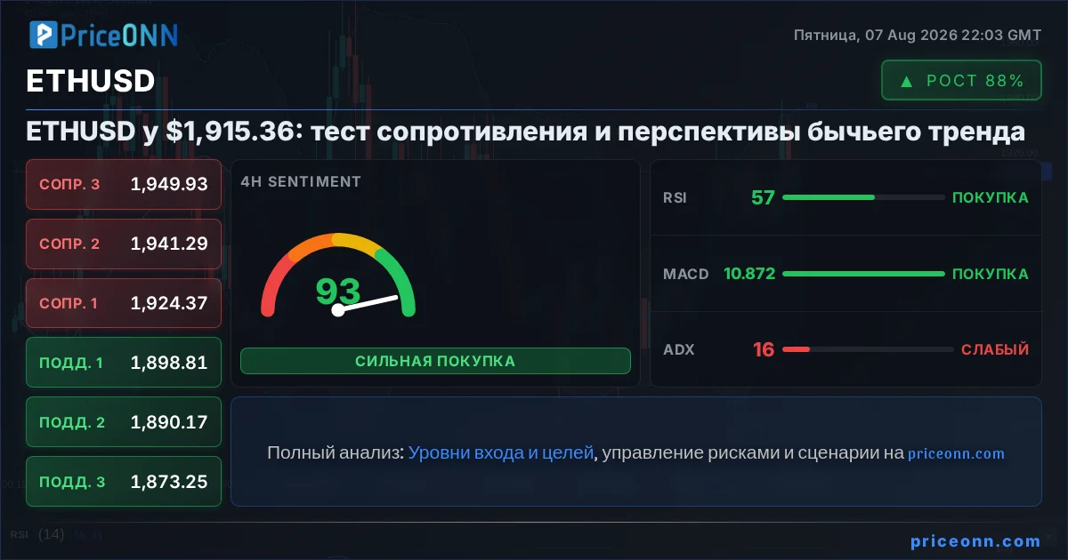 ETHUSD Insight Card