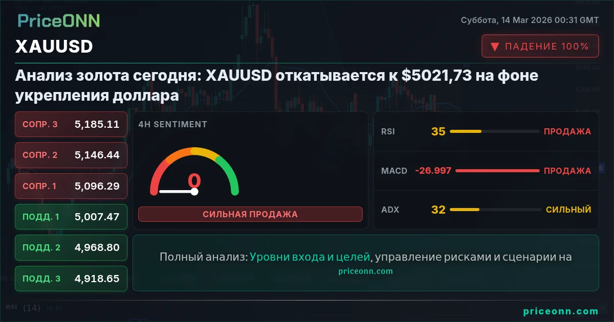 XAUUSD Insight Card