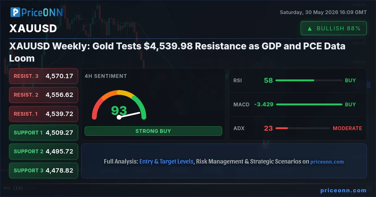 XAUUSD Technical Analysis | PriceONN