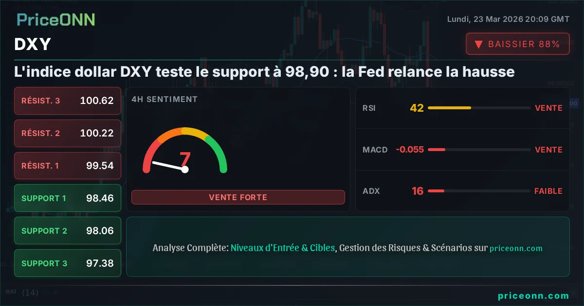 DXY Analyse Technique | PriceONN