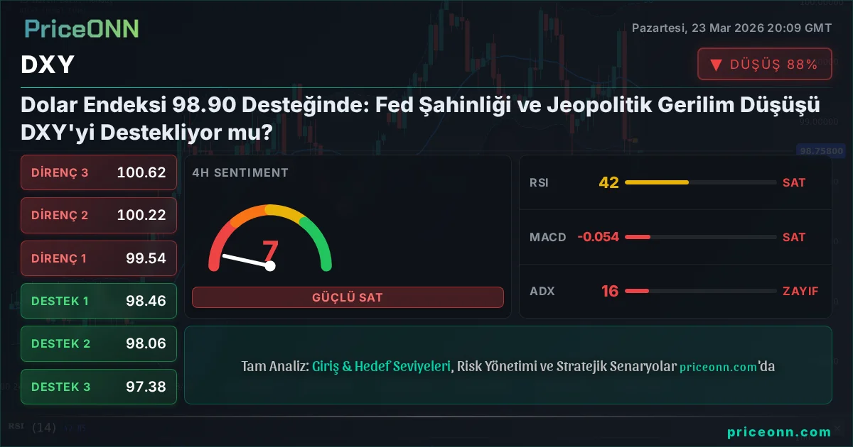 DXY Teknik Analiz | PriceONN