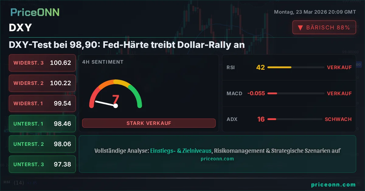 DXY Technische Analyse | PriceONN