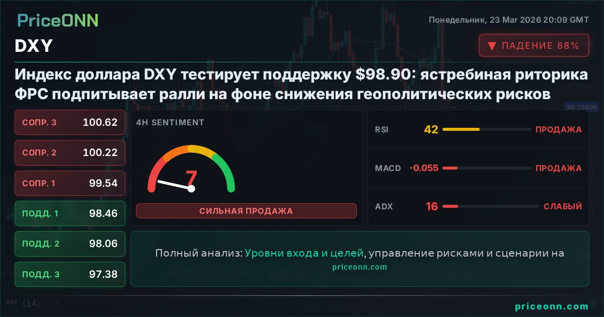 DXY Технический Анализ | PriceONN