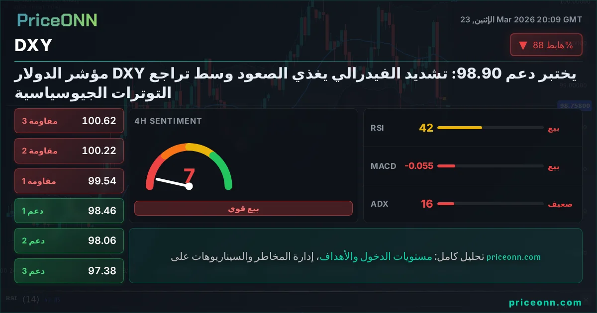 DXY التحليل الفني | PriceONN