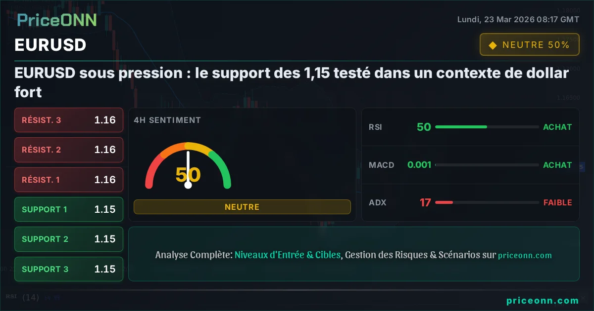 EURUSD Analyse Technique | PriceONN