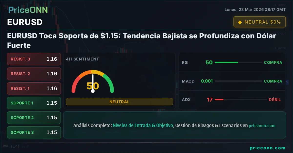 EURUSD Análisis Técnico | PriceONN