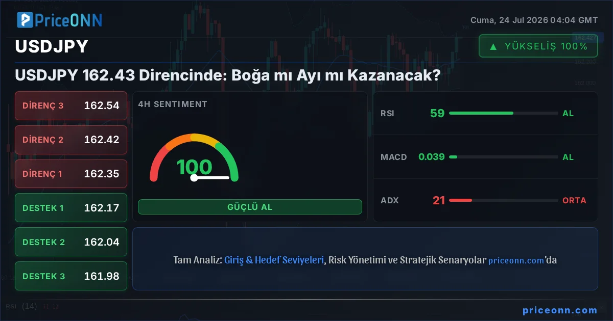 USDJPY Teknik Analiz | PriceONN