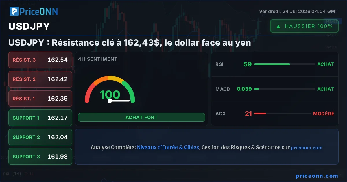 USDJPY Analyse Technique | PriceONN