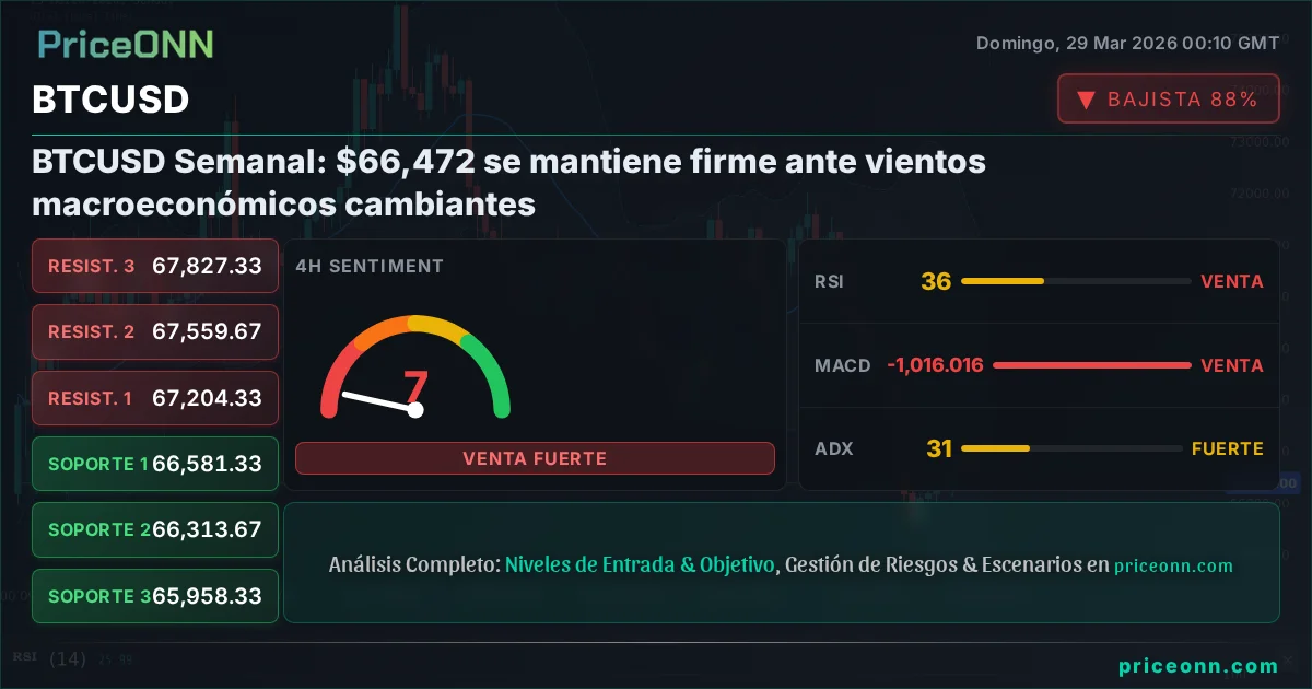 BTCUSD Análisis Técnico | PriceONN
