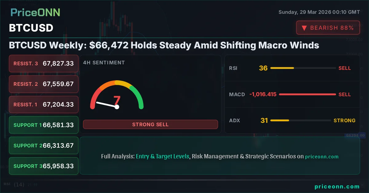 BTCUSD Technical Analysis | PriceONN