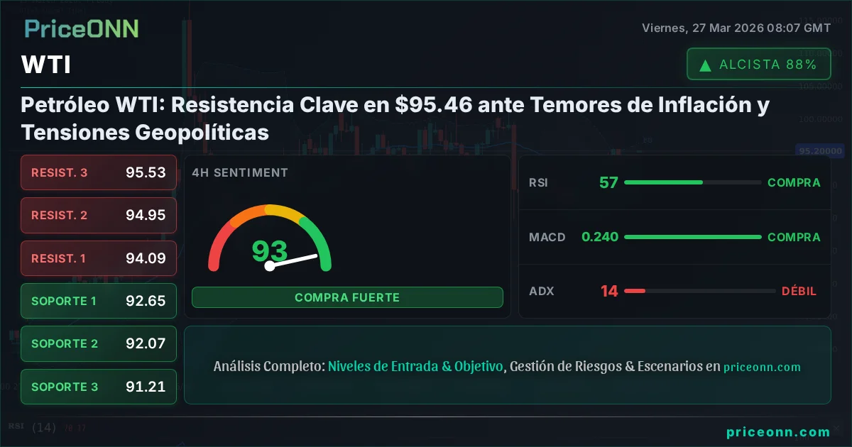 WTI Análisis Técnico | PriceONN