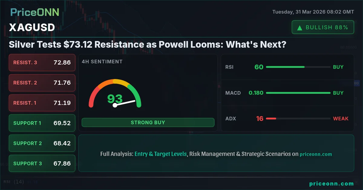 XAGUSD Technical Analysis | PriceONN
