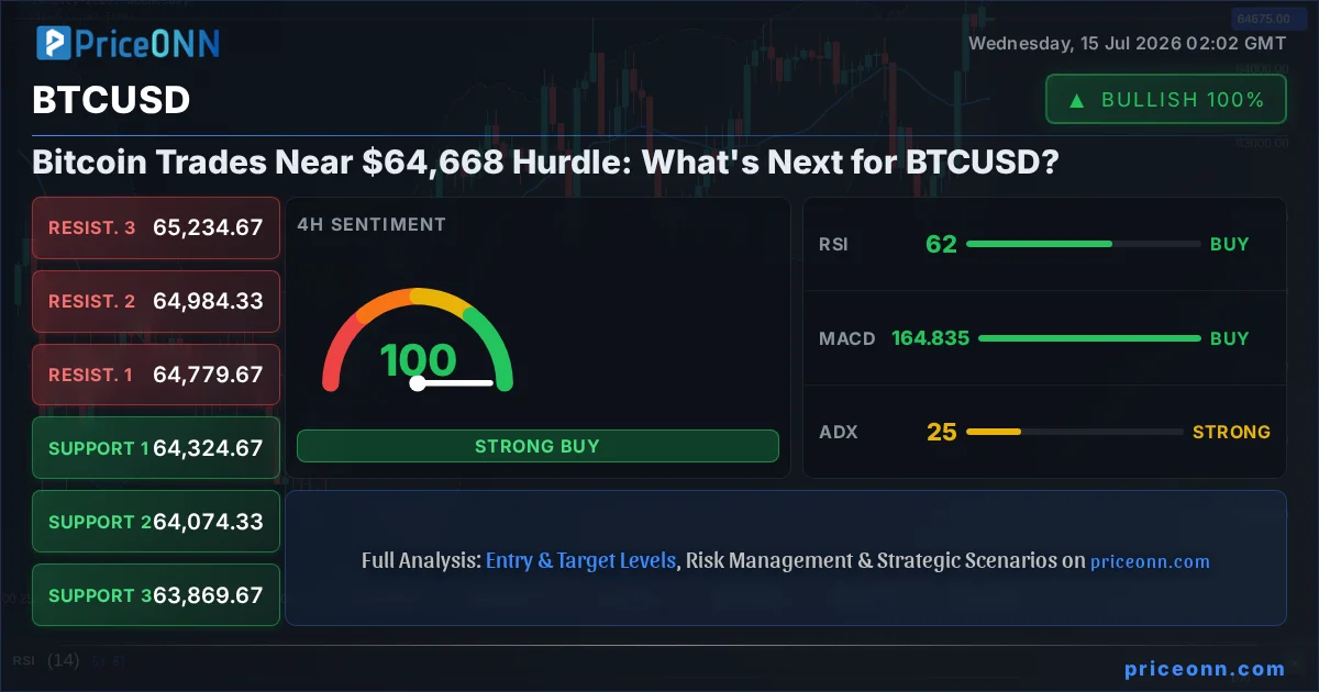 BTCUSD Technical Analysis | PriceONN