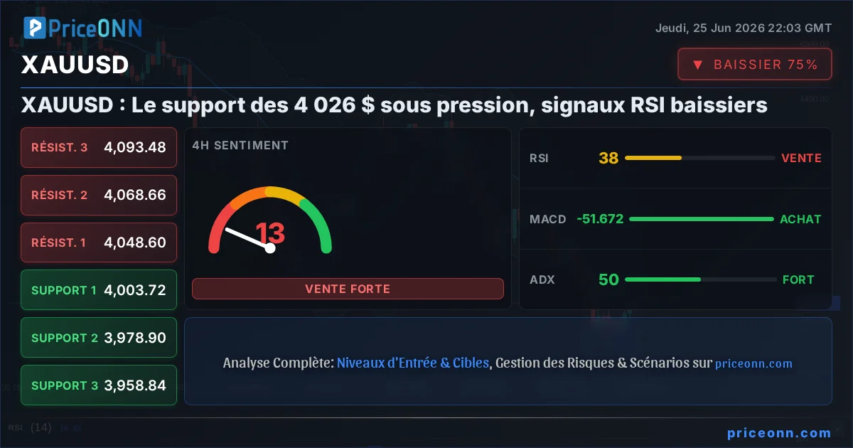 XAUUSD Insight Card