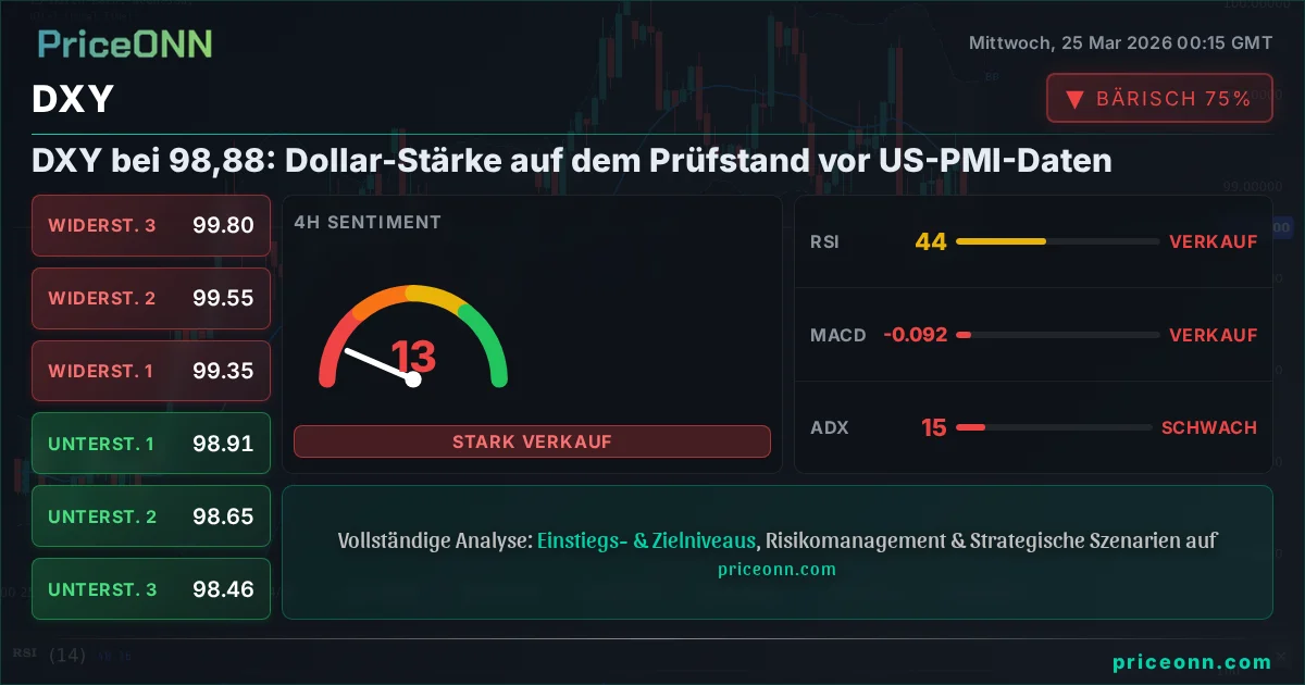 DXY Technische Analyse | PriceONN
