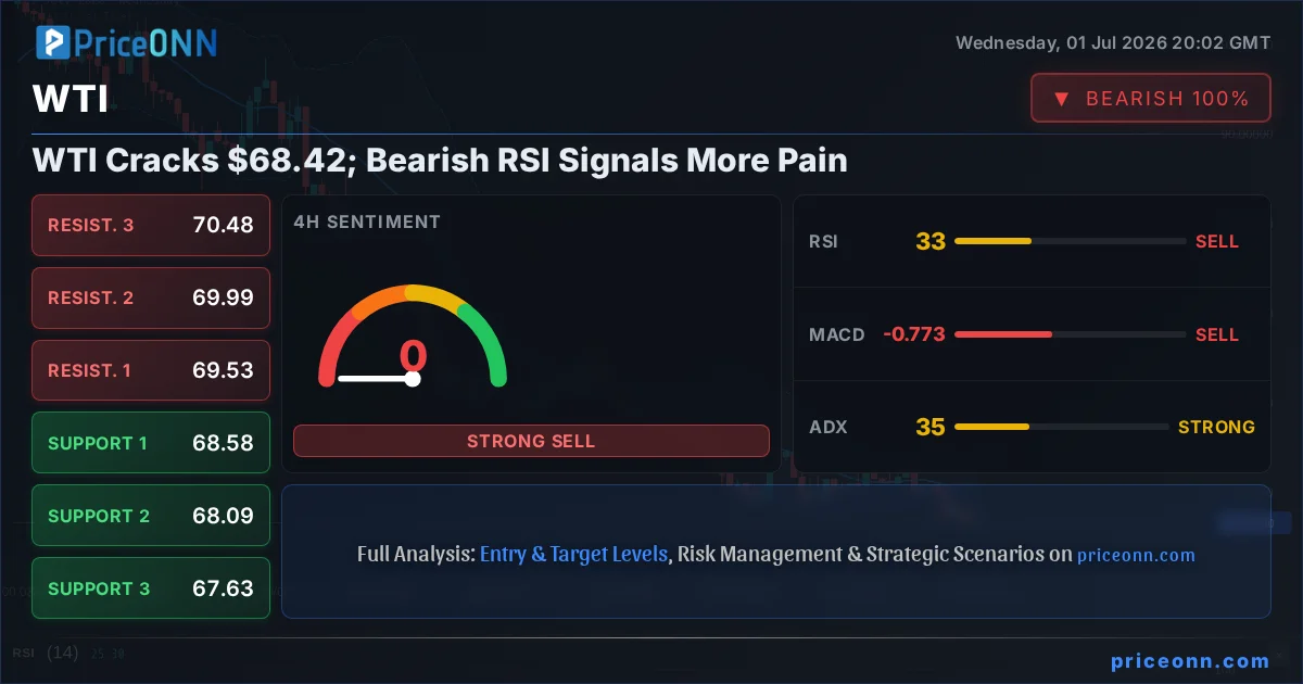 WTI Technical Analysis | PriceONN