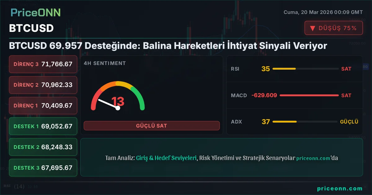 BTCUSD Teknik Analiz | PriceONN