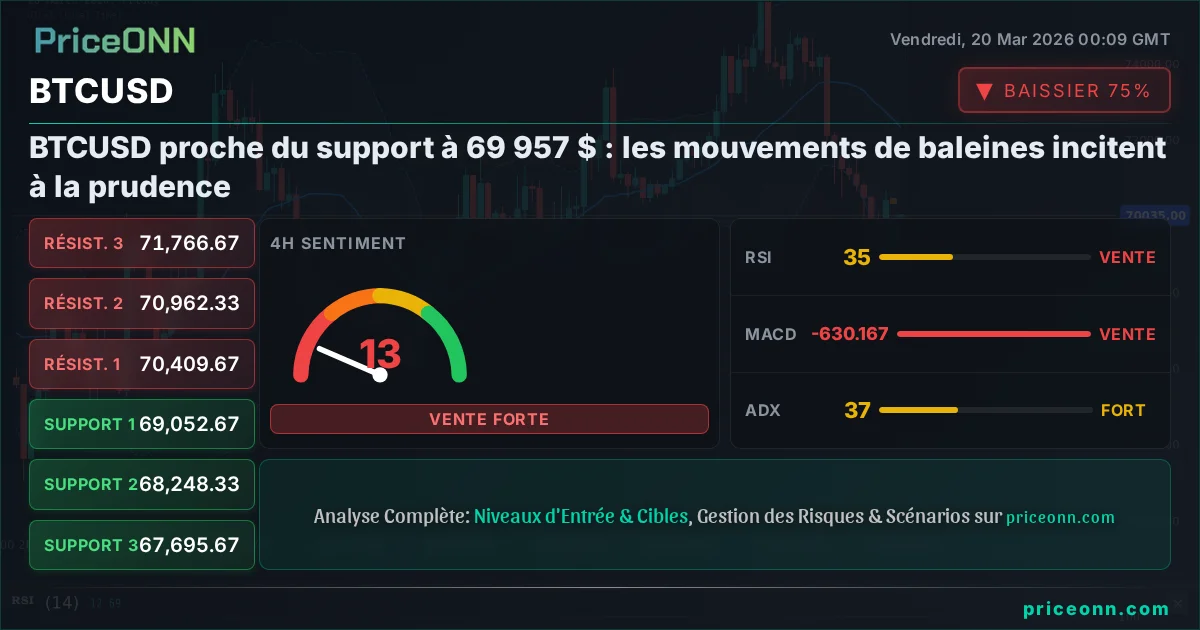 BTCUSD Analyse Technique | PriceONN